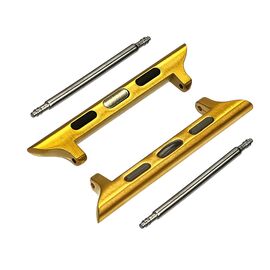 Фото 1. Перехідник на універсальний ремінець для Apple Watch 42mm/ 44mm на шпильці золотистий | Yuca.com.ua