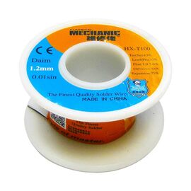 Фото 1. Припій Mechanic HX-T100 1,2мм, 55г, Sn 63%, Pb 37% | Yuca.com.ua