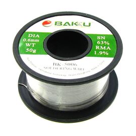 Фото 1. Припій Baku BK-5006 (0,6мм, Sn 63%, Pb 35.1%, rma 1.9%) | Yuca.com.ua