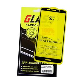 Фото 1. Захисне скло для Huawei Y5 (2018)/ Honor 7S Full Glue (0.3 мм, 2.5D, чорне) | Yuca.com.ua