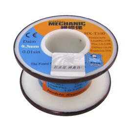 Фото 1. Припій Mechanic HX-T100 0,3мм, 55г, Sn 63%, Pb 37% | Yuca.com.ua