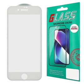 Фото 1. Захисне скло для Apple iPhone 7 Plus/ 8 Plus (0.3 мм, 4D ARC біле) Люкс | Yuca.com.ua