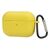 Фото 1. Чохол силіконовий з карабіном для Apple AirPods Pro 2 колір 01 жовтий Люкс | Yuca.com.ua