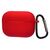 Фото 1. Чохол силіконовий з карабіном для Apple AirPods Pro 2 колір 04 червоний Люкс | Yuca.com.ua