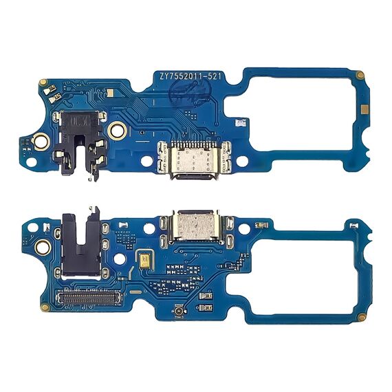 Фото 1. Роз'єм зарядки для Realme 6 Pro на платі з мікрофоном і компонентами | Yuca.com.ua