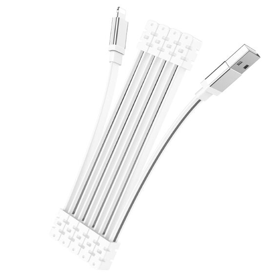 Фото 1. Кабель Hoco U103 USB to Lightning 1m white | Yuca.com.ua