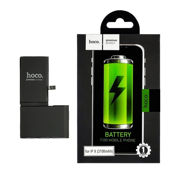 Фото 1. Акумулятор Hoco для Apple iPhone X, посилений (3100mAh) | Yuca.com.ua