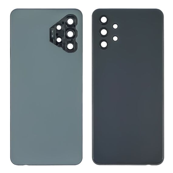 Фото 1. Задня кришка для Samsung A326 Galaxy A32 (2021) 5G Awesome Black чорна зі склом камери | Yuca.com.ua