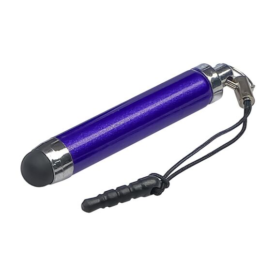 Фото 1. Стилус-брелок ємнісний, висувний, фіолетовий | Yuca.com.ua