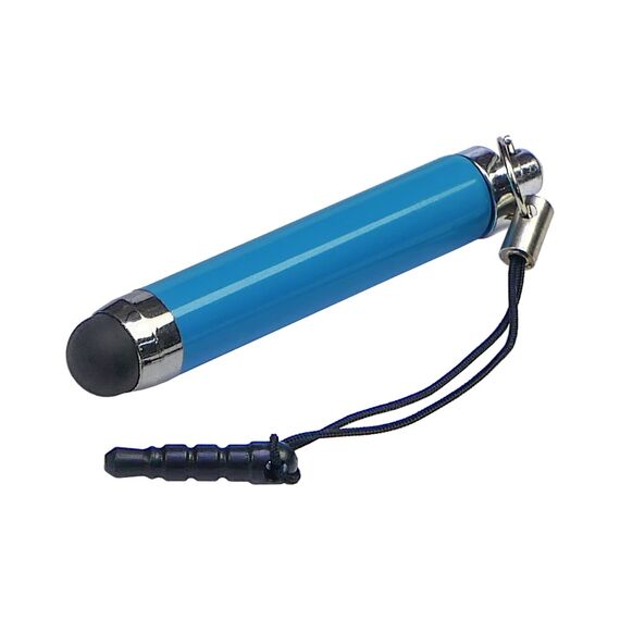 Фото 1. Стилус-брелок ємнісний, висувний, блакитний | Yuca.com.ua