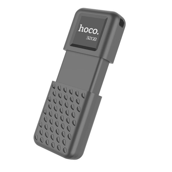 Фото 1. USB накопичувач Hoco UD6 32GB USB2.0 матово-чорний | Yuca.com.ua