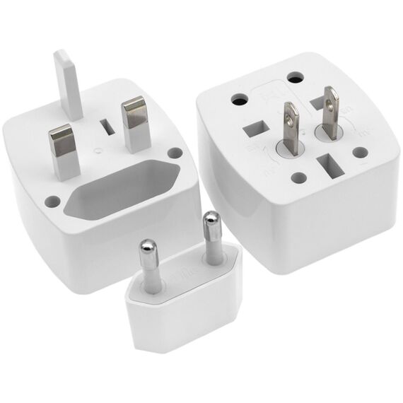 Фото 1. Мережевий перехідник Ldnio Z4 (EU, US, UK) білий | Yuca.com.ua