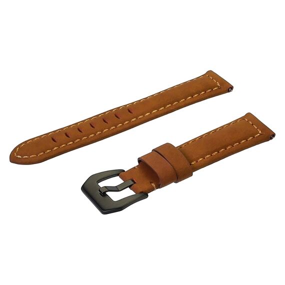 Фото 1. Ремінець шкіряний універсальний 2 20mm коричневий | Yuca.com.ua