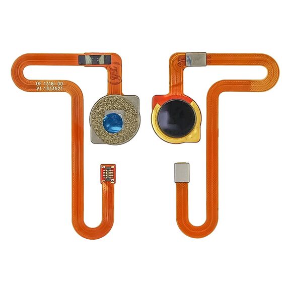 Фото 1. Шлейф для Xiaomi Redmi Note 8 з чорним сканером відбитка пальця | Yuca.com.ua