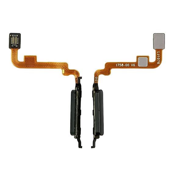 Фото 1. Шлейф для Xiaomi Redmi Note 10 з чорним сканером відбитка пальця | Yuca.com.ua