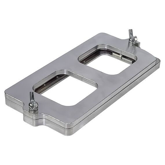 Фото 3. Двоскладова форма для Apple iPhone 13/ 13 Pro, з затискними болтами, металева, для склеювання рамок з дисплеями | Yuca.com.ua