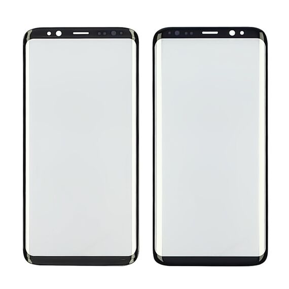 Фото 1. Скло тачскрину з OCA плівкою для Samsung G950 Galaxy S8 чорне з олеофобним покриттям, загартоване | Yuca.com.ua
