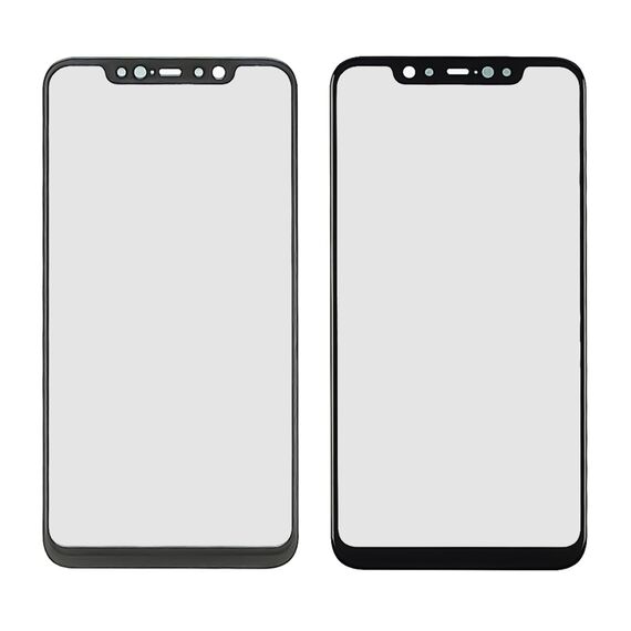 Фото 1. Скло тачскріна з OCA плівкою для Xiaomi Mi8 чорне з олеофобним покриттям, загартоване | Yuca.com.ua