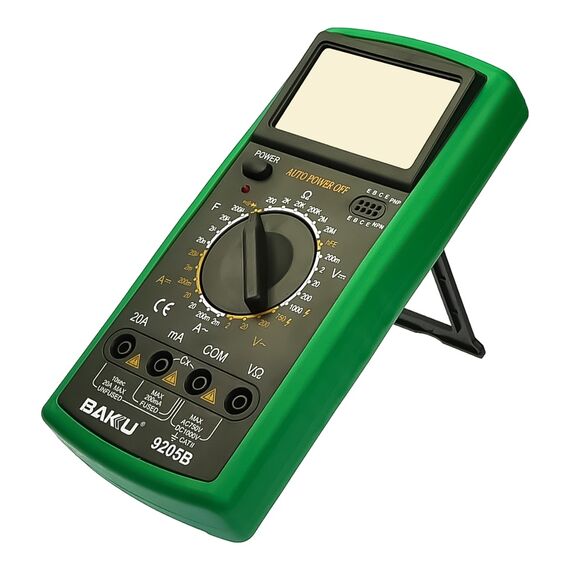 Фото 1. Мультиметр цифровий Baku BK-9205B з функцією автовідключення (струм до 20А) | Yuca.com.ua