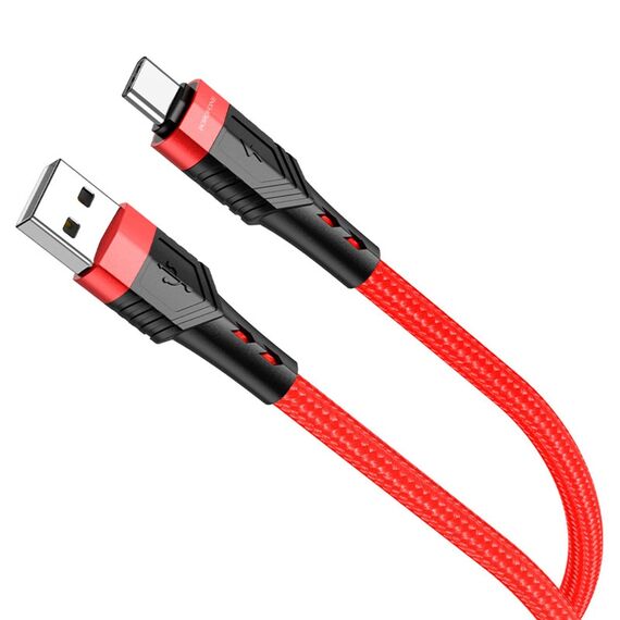Фото 1. Кабель Borofone BU35 USB для Type-C 1.2m red | Yuca.com.ua