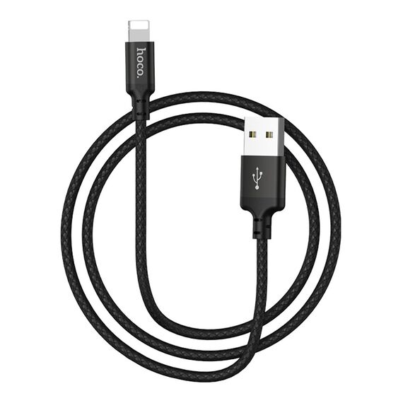 Фото 1. Кабель Hoco X14 USB to Lightning 2m black | Yuca.com.ua