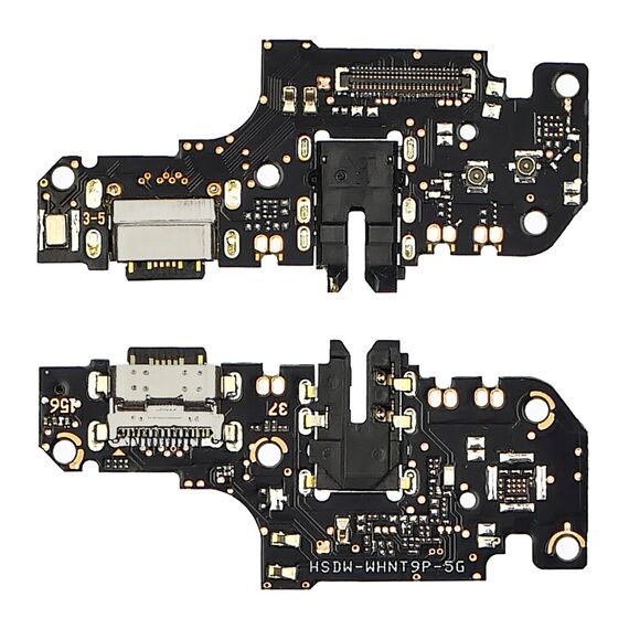 Фото 1. Роз'єм зарядки для Xiaomi Mi 10T lite на платі з мікрофоном та компонентами | Yuca.com.ua