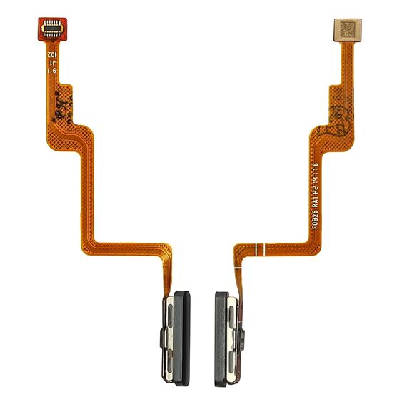 Фото 1. Шлейф для Xiaomi MI 11T Pro з чорним сканером відбитка пальця | Yuca.com.ua