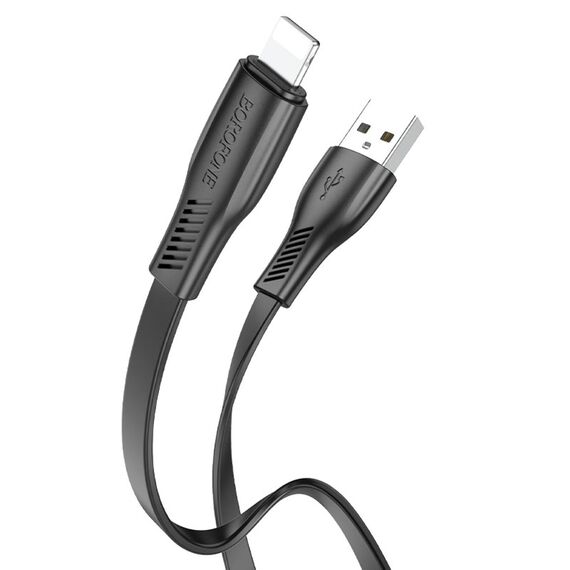 Фото 1. Кабель Borofone BX85 USB to Lightning 1m black | Yuca.com.ua
