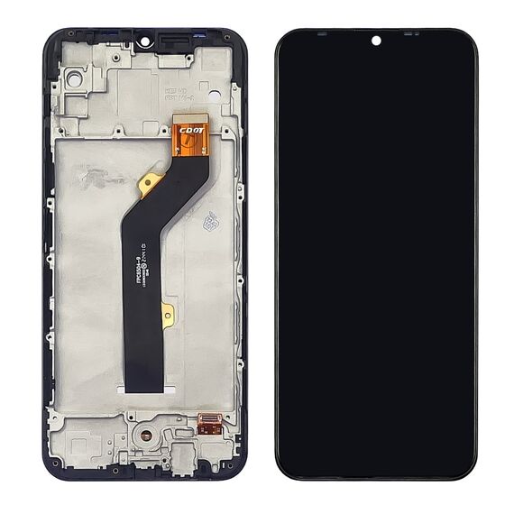Фото 1. Дисплей для TECNO Spark 6 Go з чорним тачскріном і корпусною рамкою | Yuca.com.ua