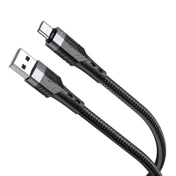 Фото 1. Кабель Borofone BU35 USB to Type-C 1.2m black | Yuca.com.ua