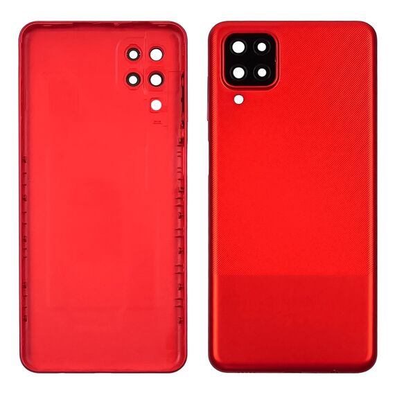 Фото 1. Задня кришка для Samsung A125 Galaxy A12 (2020) зі склом камери Red (червона) | Yuca.com.ua