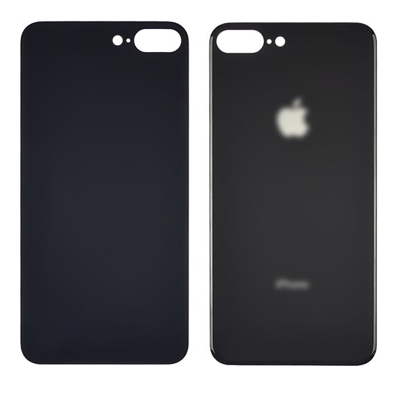 Фото 1. Заднє скло корпусу для Apple iPhone 8 Plus Space Gray (сіре) (Big hole) | Yuca.com.ua
