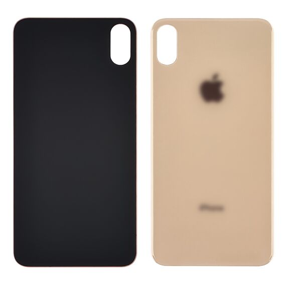 Фото 1. Заднє скло корпусу для Apple iPhone XS Max Gold (золотисте) (Big hole) | Yuca.com.ua