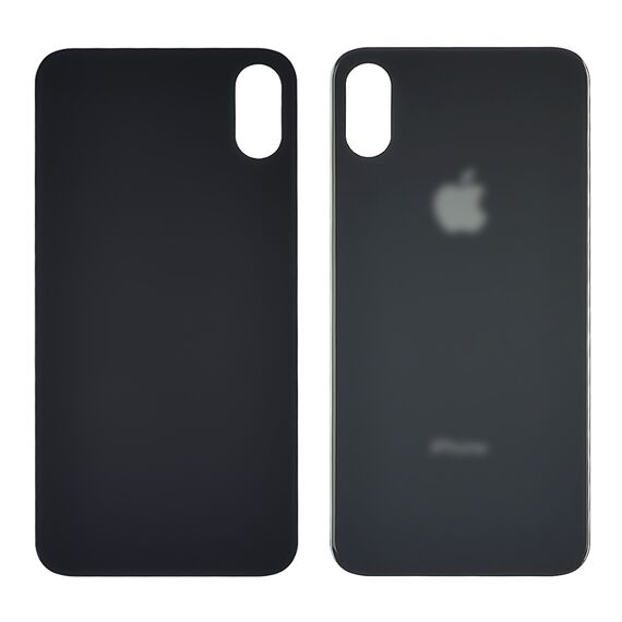 Фото 1. Заднє скло корпусу для Apple iPhone XS Space Gray (сіре) (Big hole) | Yuca.com.ua