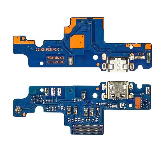 Фото 1. Роз'єм зарядки для Xiaomi Redmi Note 4x на платі з мікрофоном та компонентами Snapdragon 3/32 | Yuca.com.ua