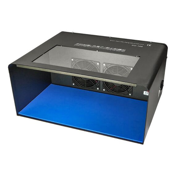 Фото 1. Безпилова камера Aida SM-168 (регулювання обдування, 2 типи освітлення, внутрішні габарити: Ш 44,5см; В 19,5см; Гол 24,5см) | Yuca.com.ua