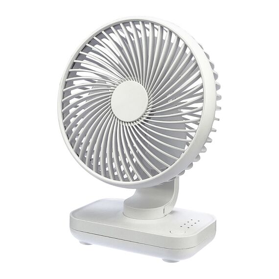 Фото 1. Настільний бездротовий вентилятор GXQC D606 білий | Yuca.com.ua