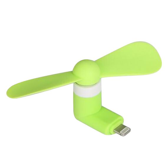 Фото 1. Мобільний вентилятор Lightning зелений | Yuca.com.ua