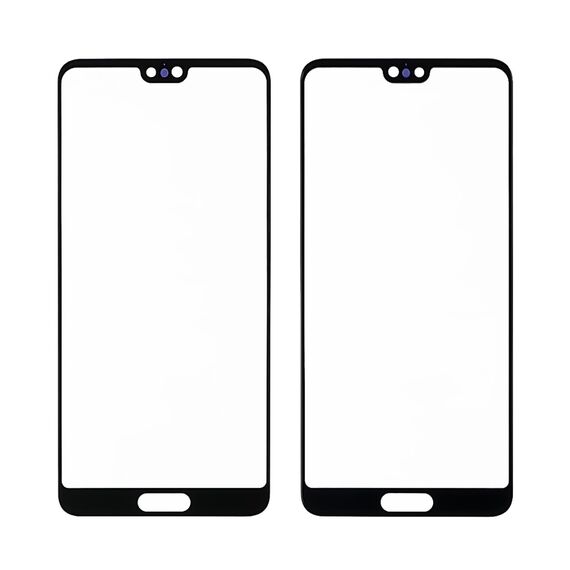 Фото 1. Скло тачскріна з OCA плівкою для Huawei P20 (2018) чорне з олеофобним покриттям, загартоване | Yuca.com.ua