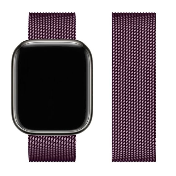 Фото 1. Ремінець металевий Hoco iWatch WA03 milanese steel 42/ 44/ 45/ 49mm blackcurrant | Yuca.com.ua