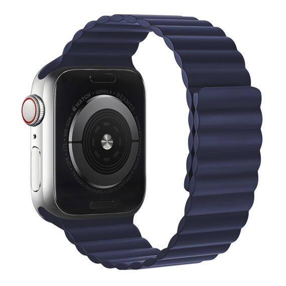 Фото 1. Ремінець силіконовий Hoco iWatch WA07 magnetic 42/ 44/ 45/ 49mm dark blue | Yuca.com.ua