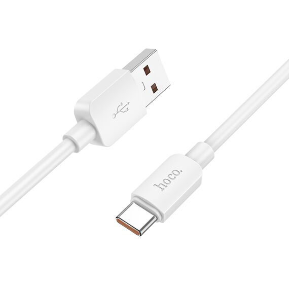 Фото 1. Кабель Hoco X96 USB to Type-C QC 100W 1m white | Yuca.com.ua