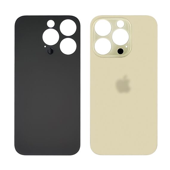 Фото 1. Заднє скло корпусу для Apple iPhone 14 Pro Max Gold (золотисте) (Big Hole) | Yuca.com.ua