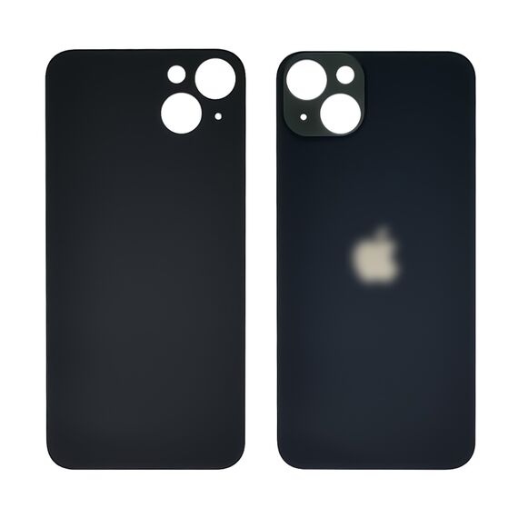 Фото 1. Заднє скло корпусу для Apple iPhone 14 Plus Midnight (темно-сіре) (Big Hole) | Yuca.com.ua