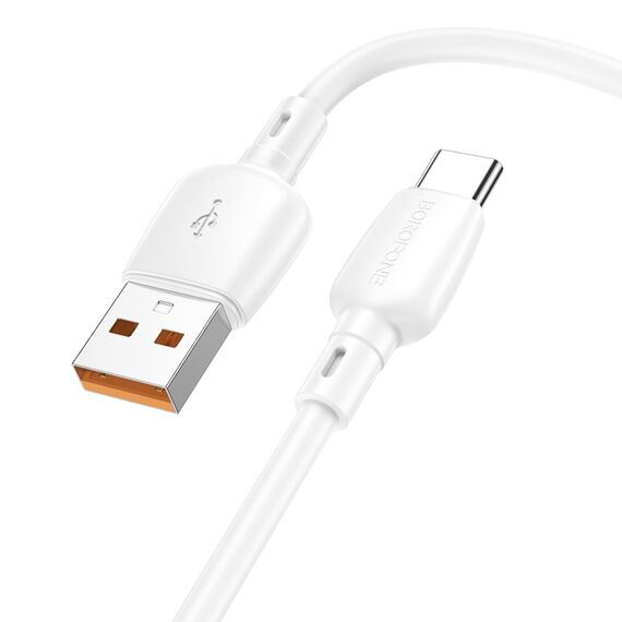 Фото 1. Кабель Borofone BX93 USB to Type-C QC 100W 1m white | Yuca.com.ua