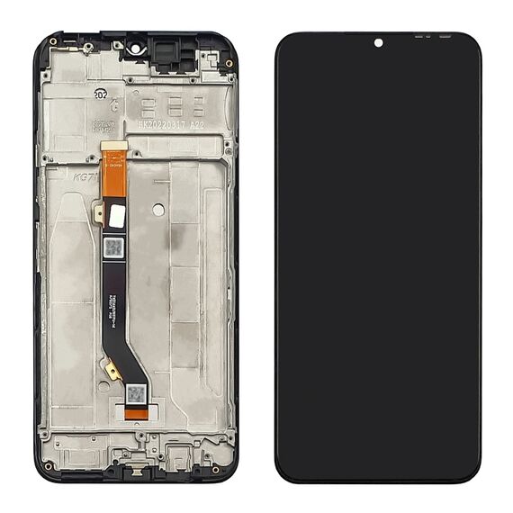 Фото 1. Дисплей для TECNO Spark 8P (KG7N) з чорним тачскріном і корпусною рамкою | Yuca.com.ua