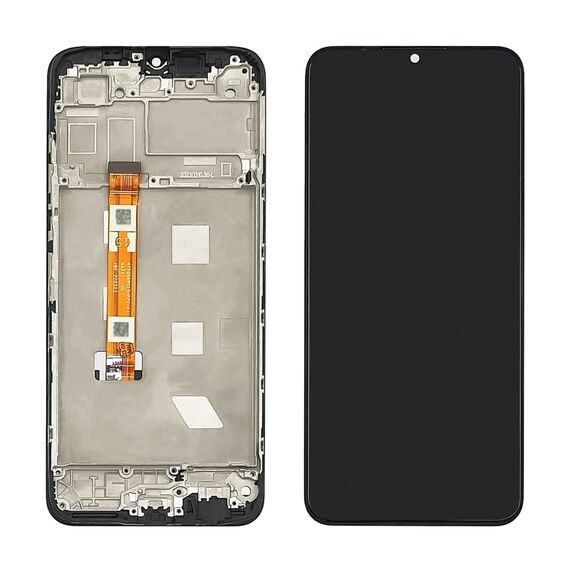 Фото 1. Дисплей для Oppo A17 з чорним тачскріном і корпусною рамкою | Yuca.com.ua