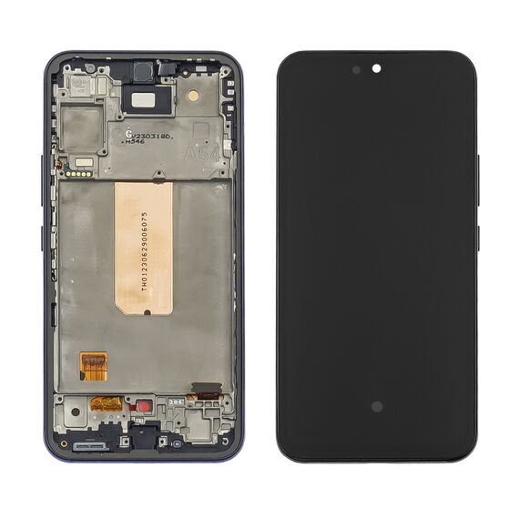 Фото 1. Дисплей для Samsung A546F Galaxy A54 (2023) з чорним тачскріном і чорною корпусною рамкою (з широким обідком) OLED | Yuca.com.ua