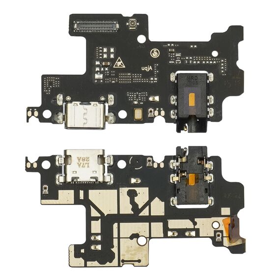 Фото 1. Роз'єм зарядки для ZTE Blade V2020 5G/Axon 11 SE на платі з мікрофоном та компонентами | Yuca.com.ua