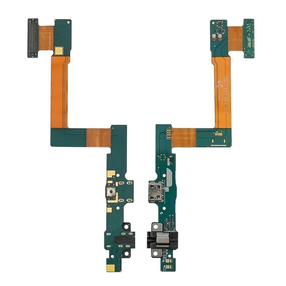 Фото 1. Роз'єм зарядки для Samsung T550/T555 Galaxy TAB A9.7 на платі з мікрофоном та компонентами | Yuca.com.ua